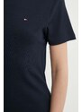 Tommy Hilfiger vestito in cotone colore blu navy WW0WW42721
