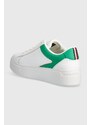 Tommy Hilfiger sneakers in pelle TH PLATFORM COURT SNEAKER colore bianco FW0FW07910