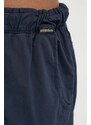 Napapijri pantaloni M-Aberdeen donna colore blu navy NP0A4I4S1761