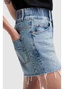AllSaints pantaloncini di jeans HAILEY DENIM SHORT donna colore blu W006EA