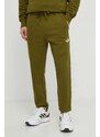 The North Face pantaloni da jogging in cotone colore verde NF0A87DEPIB1