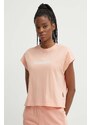 Napapijri t-shirt in cotone S-Box donna colore arancione NP0A4HX3P1I1