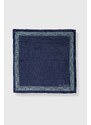 Lauren Ralph Lauren foulard in seta colore blu navy 454943701