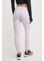 Puma pantaloni da jogging in cotone BETTER ESSENTIALS colore violetto 848007