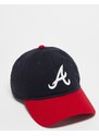 New Era - 9twenty - Cappellino rosso e nero degli Atlanta Braves-Multicolore