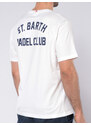 t Shirt da uomo Mc2 Saint Barth Padel Logo Club con stampa