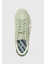 Reebok Classic sneakers in camoscio CLUB C colore verde 100074642