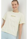Rossignol t-shirt in cotone donna colore giallo RLMWY17
