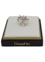 Donnaoro elements Anello oro 750 bicolore DonnaOro con diamanti KF4299