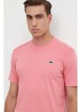 Lacoste t-shirt uomo colore rosa