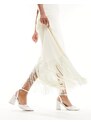 Be Mine - Bridal Geneva - Scarpe con tacco largo color avorio con fiocco-Bianco