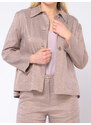 giacca da donna Seventy in lino e viscosa con lurex