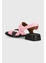 Camper sandali in pelle Dana donna colore rosa K201486.008