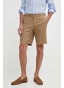 Sisley pantaloncini in cotone colore marrone