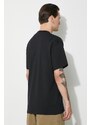 Carhartt WIP t-shirt in cotone S/S Icons T-Shirt uomo colore nero con applicazione I033271.0D2XX