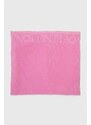 United Colors of Benetton asciugamano con aggiunta di lana colore rosa