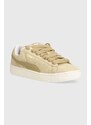Puma sneakers in pelle Suede XL colore beige 395205