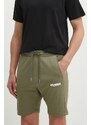 Hummel pantaloncini in cotone colore verde
