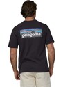 T-Shirt Patagonia Men'S P-6 Logo Nero,Nero | 38504