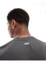 ASOS 4505 - Icon - Confezione da 2 T-shirt da allenamento senza maniche quick dry nera e grigio antracite-Multicolore