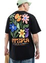 Only & Sons - T-shirt oversize nera con stampa “Utopia” sul retro-Nero