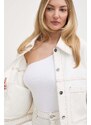 Ivy Oak giacca di jeans donna colore bianco IO119094