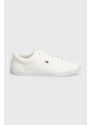 Tommy Hilfiger sneakers FLAG LACE UP SNEAKER KNIT colore bianco FW0FW08074