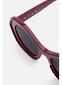 Marni occhiali da sole Ulawun Vulcano Bordeaux donna colore granata EYMRN00024.002.YAL