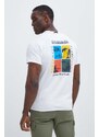 Napapijri t-shirt in cotone S-Gras uomo colore bianco NP0A4HQN0021