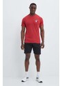 Puma t-shirt in cotone PUMA X ONE PIECE uomo colore rosso 624665