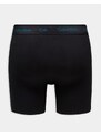 Calvin Klein - Cotton Stretch - Confezione da 3 boxer neri con logo colorato-Nero