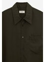 LEMAIRE Camicia DOUBLE POCKET in viscosa verde