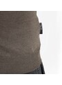 GAZZARRINI - Maglione girocollo con patch logo - Colore: Marrone,Taglia: M
