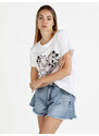 Solada T-shirt Donna Oversize Con Stampa Cuore Manica Corta Rosa Taglia Unica
