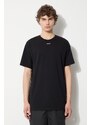Maharishi t-shirt in cotone Micro Maharishi uomo colore nero 1307.BLACK