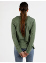 Daystar T-shirt Donna a Maniche Lunghe Con Taschino Manica Lunga Verde Taglia Unica