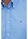 Tommy Hilfiger camicia uomo colore blu MW0MW29969