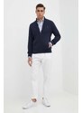 Polo Ralph Lauren camicia in cotone uomo colore blu 710925296