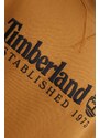 Timberland felpa uomo colore marrone con applicazione TB0A2FEQP471