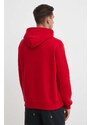 Polo Ralph Lauren felpa uomo colore rosso con cappuccio 710926120