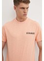 Napapijri t-shirt in cotone S-Martre uomo colore rosa NP0A4HQBP1I1