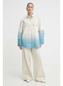 Stine Goya giacca di jeans donna colore beige SG5630