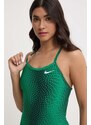 Nike costume da bagno intero Hydrastrong Delta colore verde
