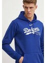 Nike felpa Los Angeles Dodgers uomo colore violetto con cappuccio