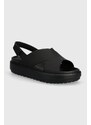 Crocs sandali Brooklyn Luxe Strap colore nero 209407.060