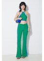 adidas Originals leggings RIB FLRD Leggin donna colore verde con applicazione JG8046