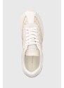 Tommy Hilfiger sneakers TH MONOGRAM HERITAGE RUNNER colore beige FW0FW07893