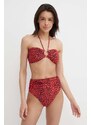 MICHAEL Michael Kors top bikini BANDEAU BIKINI TOP colore rosso MM29239