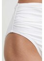 MICHAEL Michael Kors slip da bikini HIGH WAIST BOTTOM colore bianco MM2R259