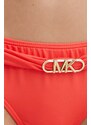 MICHAEL Michael Kors slip da bikini BELTED BIKINI BOTTOM colore rosso MM7M163